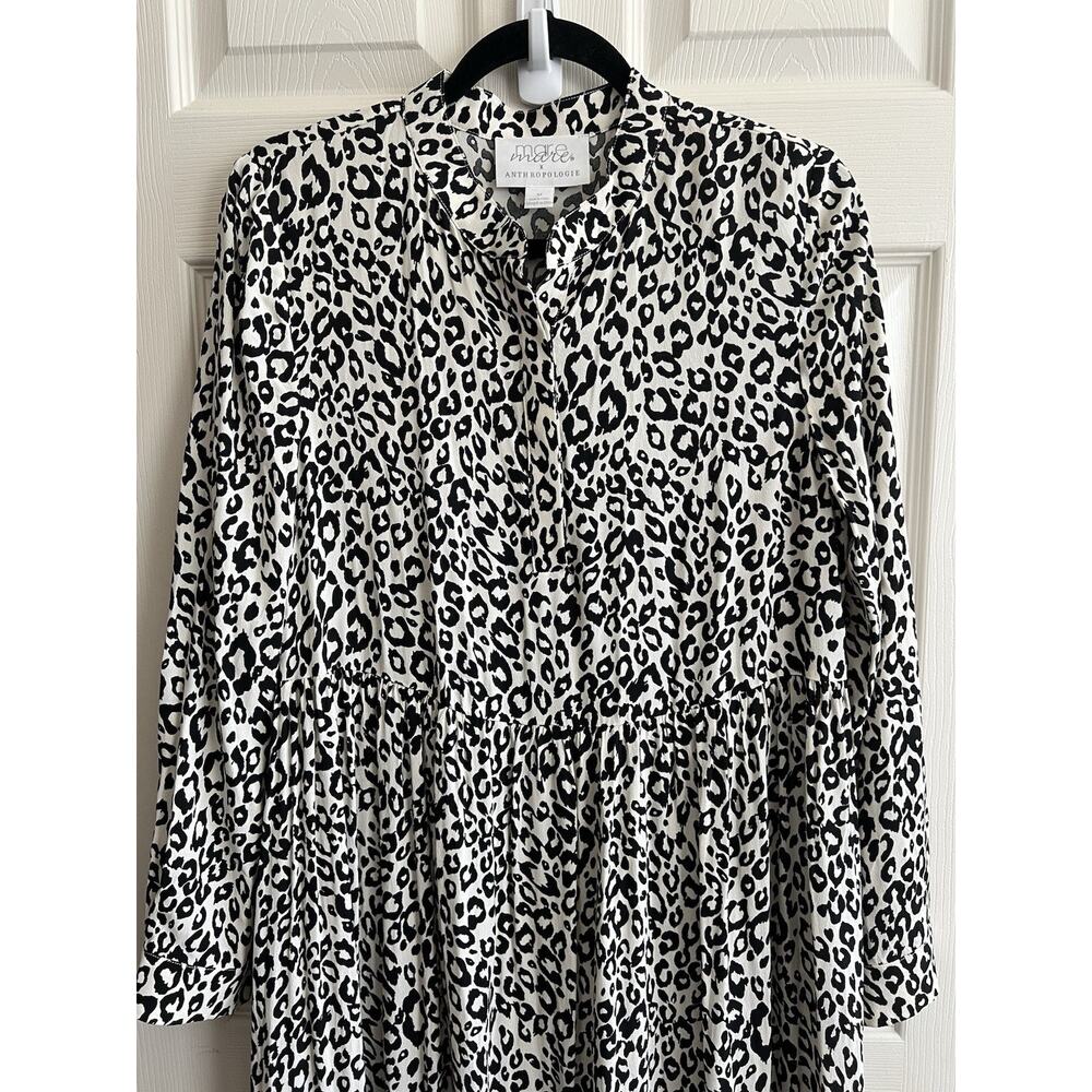MARE MARE X ANTHROPOLOGIE Lynda Leopard Print Bohemian Maxi Dress Sz M - Picture 10 of 15